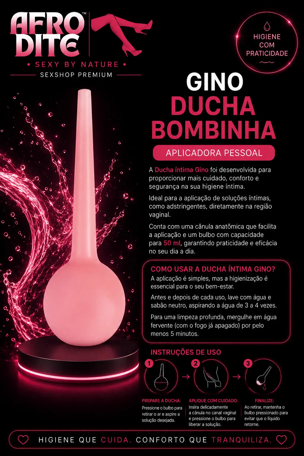 Ducha Higiênica Gino Bombinha