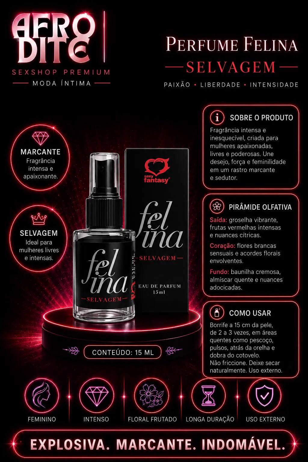 Perfume Felina Selvagem