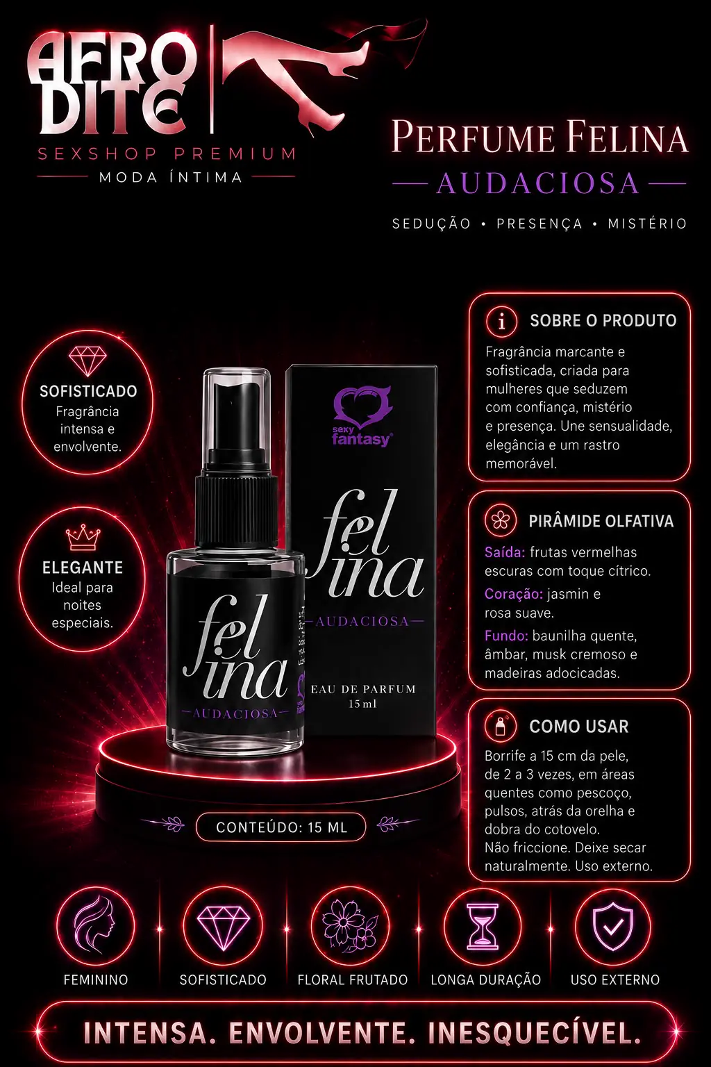 Perfume Felina Audaciosa
