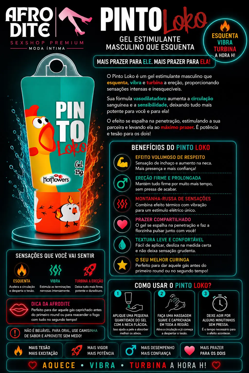 Pinto Gel Estimulante Masculino
