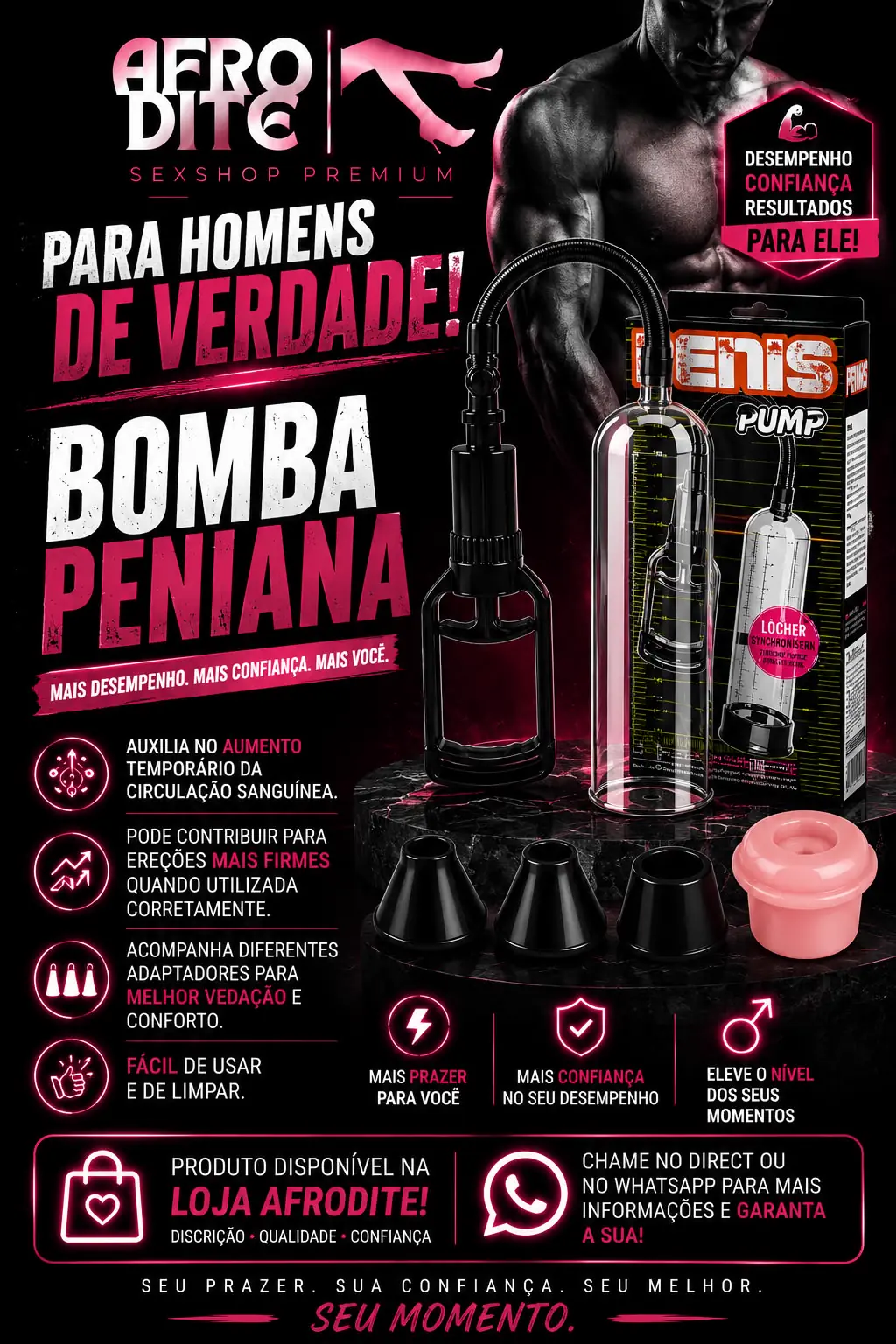 Bomba Gel Masculino — Mais Desempenho