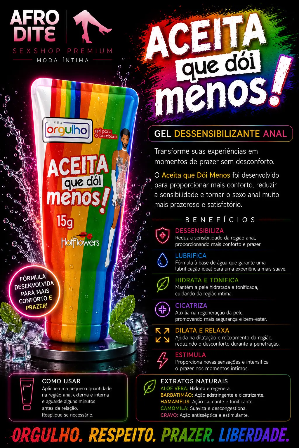 Gel para Bumbum — Menos é Mais