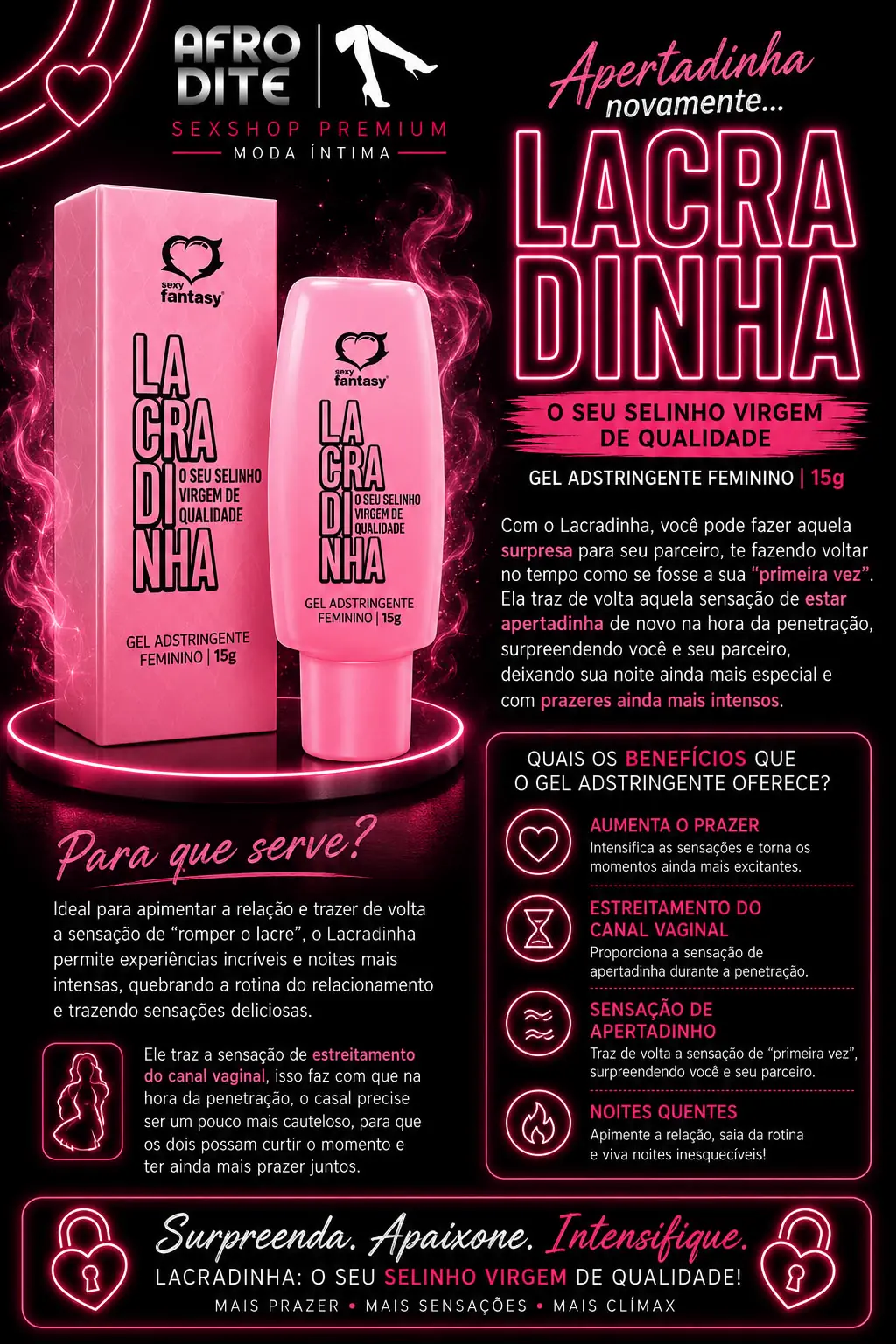 Gel Adstringente Feminino — Seu Selinho Virgem