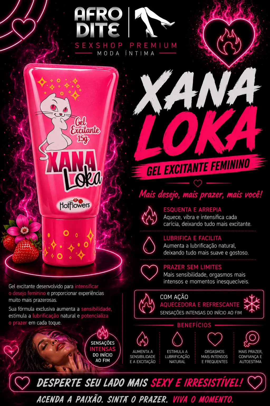 Estimulante Gel Excitante Feminino