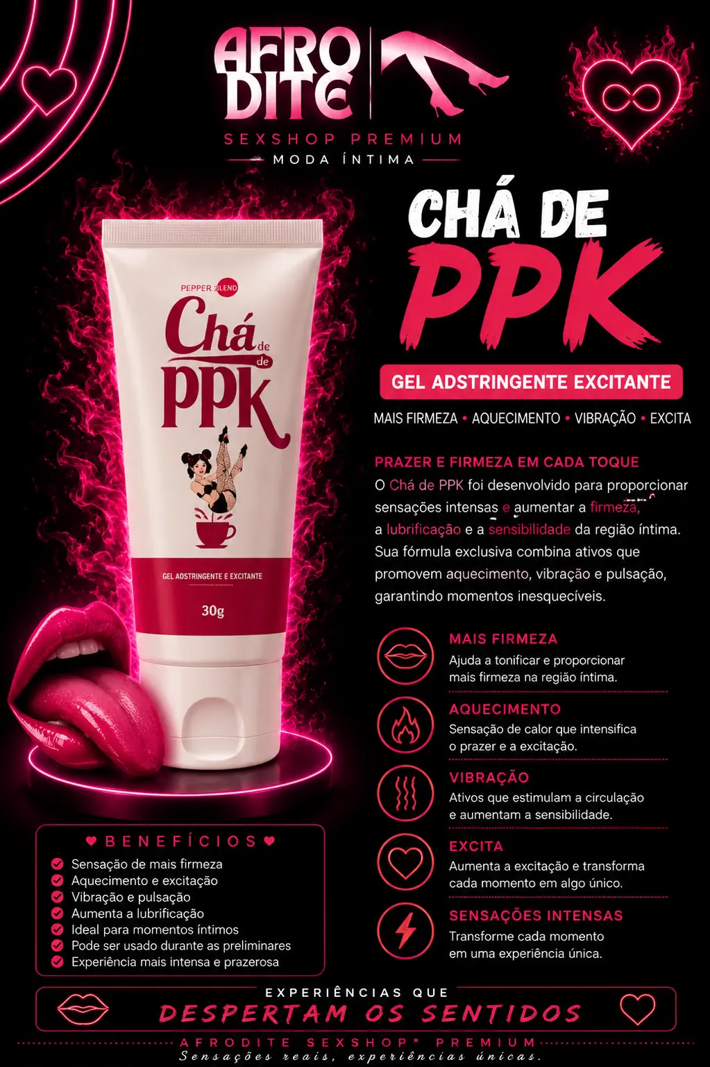 Pepper Blend Gel Adstringente e Excitante 30g