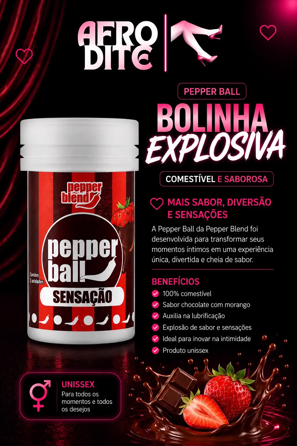 Pepper Ball Comestível (2 unidades)